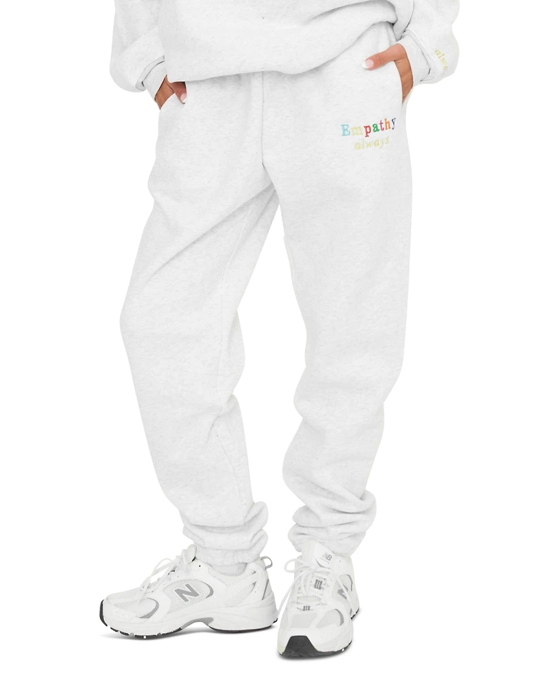 Mayfair Women's Empathy High-Rise Graphic Pull-On Joggers
