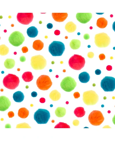 John Bead 100ct Mix Pom Poms Combo Pack for Diy Arts and Crafts, Acrylic Craft Embellishments