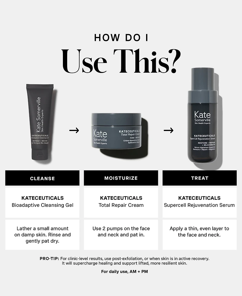 Kate Somerville 3-Piece The Satin Skincare Set