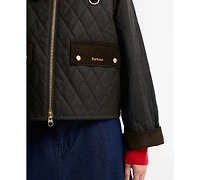 Barbour Women's Tartan Icon Wax Quilt Jacket
