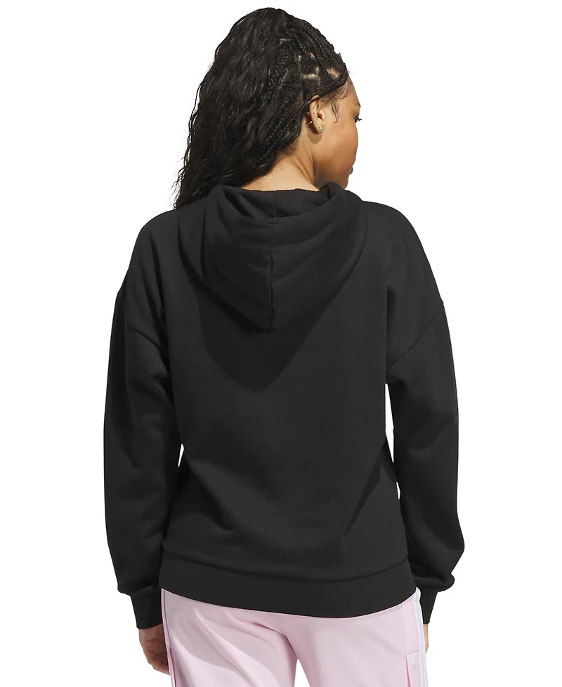 adidas Women's Camo Wordmark Graphic Fleece Hoodie