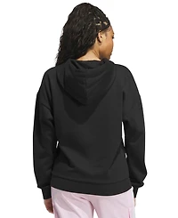 adidas Women's Camo Wordmark Graphic Fleece Hoodie