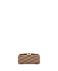 Pre-Owned Balenciaga Xs Hourglass Top Handle Bag Bb Coated Canvas