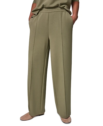 Donna Karan Weekend Women's Jet Setter Mid-Rise Pull-On Wide-Leg Pants