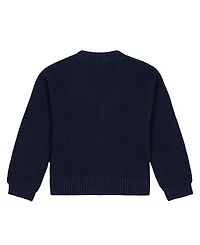 Tommy Hilfiger Girls' 7-16 Shaker Rib Cardigan Sweater