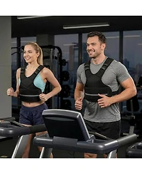 Sevorley Adjustable Weighted Vest, 20-32 lb X-Shape Vest with 6 Weight Packs
