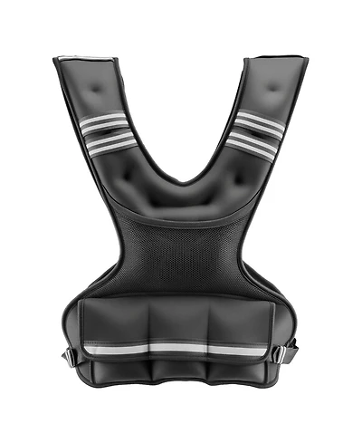 Sevorley Adjustable Weighted Vest, 20-32 lb X-Shape Vest with 6 Weight Packs