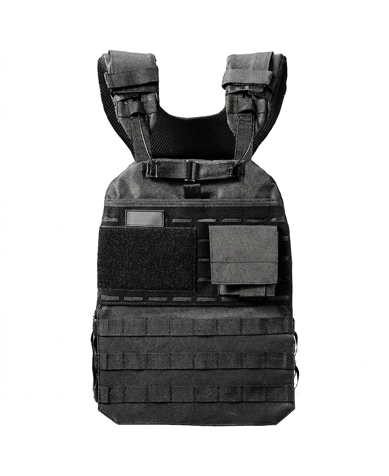Sevorley Adjustable Weighted Vest with Shoulder Pads, Nylon Vest Holds up to 40 lb