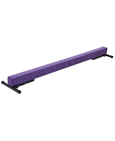 Sevorley Adjustable Balance Beam for Kids, 8FT Gymnastics Floor Beam with 5 Height Levels