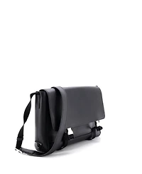 Pre-Owned Prada Large Buckle Messenger Bag Saffiano Leather