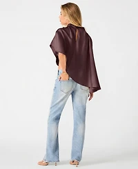 Steve Madden Women's Valery Cape-Sleeve Top