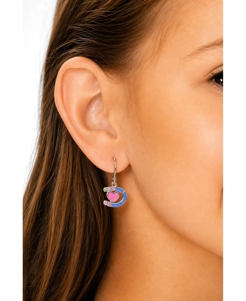 Chanteur Kids Heart Horseshoe Hypoallergenic Earrings for Girls with Leverbacks