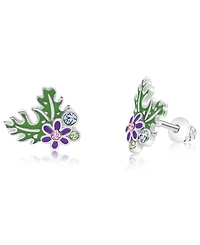 Chanteur Kids Leaf Hypoallergenic Earrings for Girls with Surgical Titanium Screwbacks
