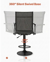 Sevorley 360 Degree Silent Swivel Hunting Chair, Lightweight Steel Blind Seat, 300 lb Capacity