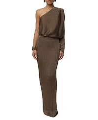 Jluxlabel Women's Resort Metallic Maxi Skirt