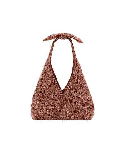 Mango Women's Beaded Handbag