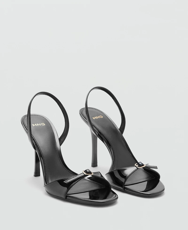 Mango Women's Buckle Straps High-Heeled Sandals