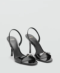 Mango Women's Buckle Straps High-Heeled Sandals