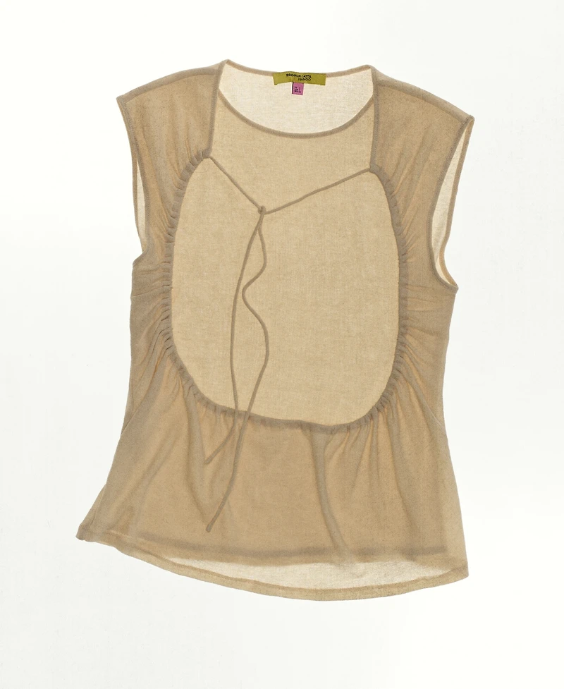 Mango Women's Gathered Opening Overlay Top