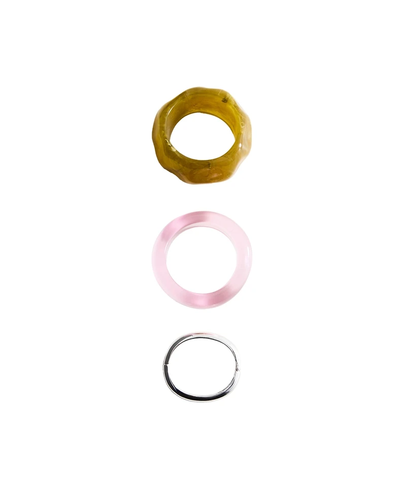 Mango Women's Irregular Design Bracelets Set