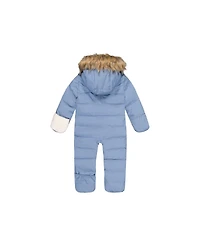 Deux par Baby Boy ( 3M to 24 M ) Snug One Piece Snowsuit Adapted for Car Seats