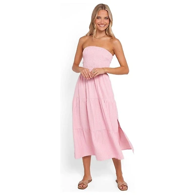 Petal and Pup Women's Maisie Strapless A-Line Midi Dress