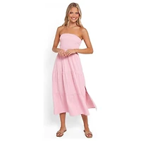 Petal and Pup Women's Maisie Strapless A-Line Midi Dress