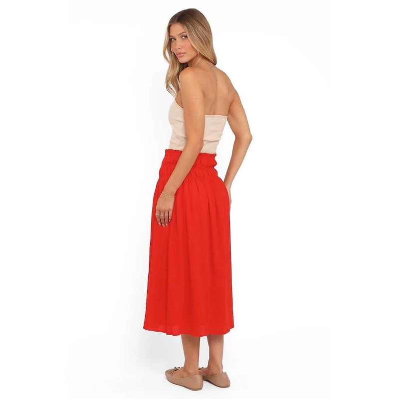 Petal and Pup Women's High-Waisted A-Line Mattea Maxi Skirt