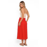 Petal and Pup Women's High-Waisted A-Line Mattea Maxi Skirt