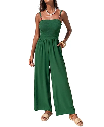 Cupshe Women's Wildflower Way Sleeveless Wide-Leg Jumpsuit