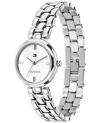 Tommy Hilfiger Women's Quartz Silver-Tone Stainless Steel Bracelet Watch 26mm