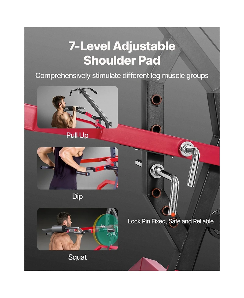 Sevorley Leverage Home Gym with 2:1 Lat Low Row System, 265 lb Capacity