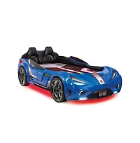 Cilek Kids Room Cilek Gts Ev Twin-Size Race Car Bed, - Remote Control, Led Lights, Ev Sound Fx