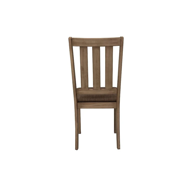 Liberty Furniture Industries, Inc Sun Valley Slat Back Side Chair (Rta)-Set of 2 in Sandstone