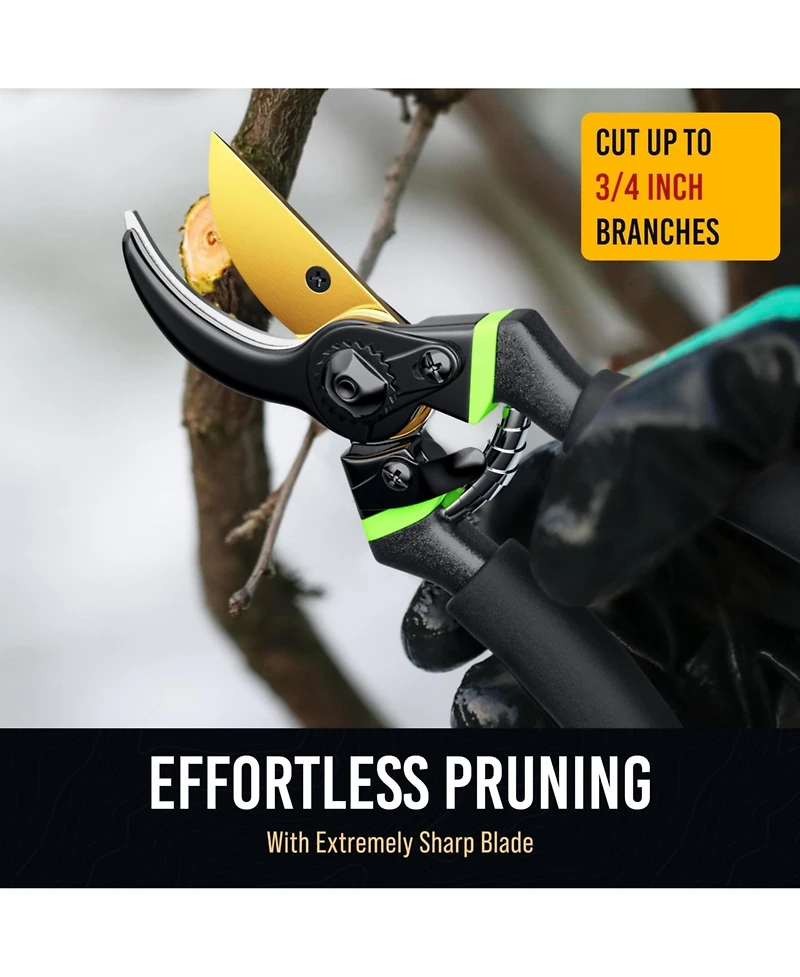 Xdovet Steel Pruning Shears Heavy Duty Rust-resistantium