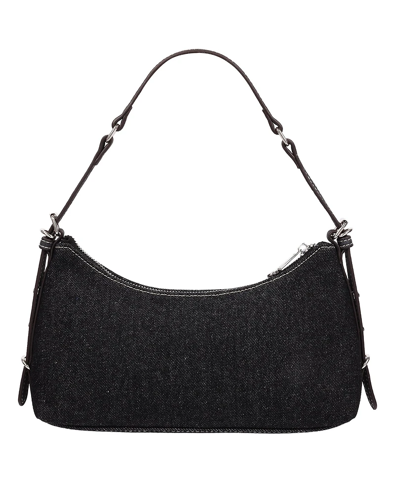 True Religion Women's Triple Straps Denim Shoulder Bag