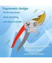 Xdovet Steel Pruning Shears Garden Handle