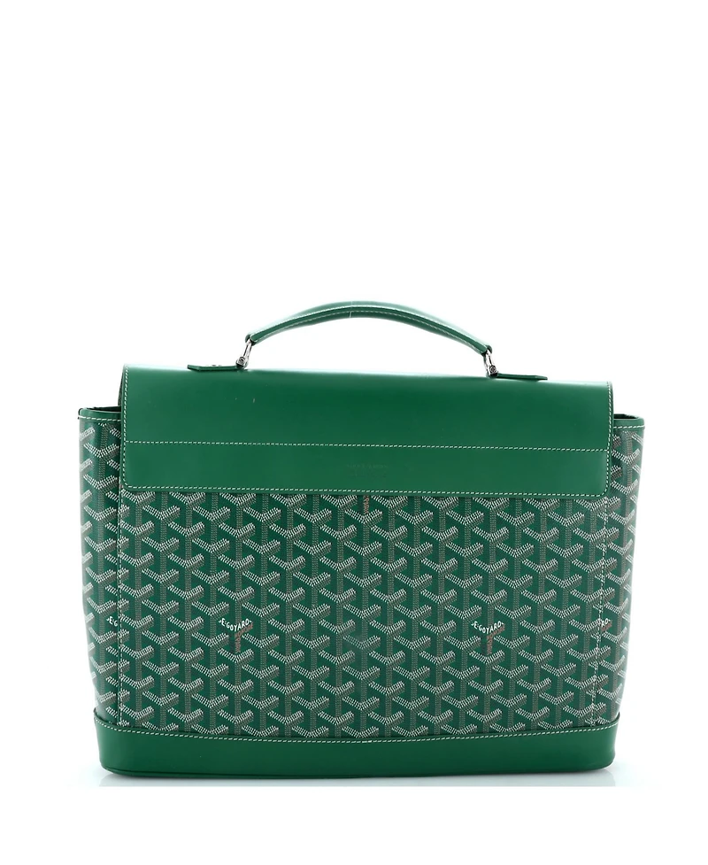 Pre-Owned Goyard Citadin Messenger Briefcase Coated Canvas