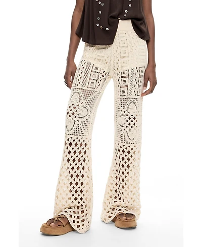 Desigual Women's Crochet Trousers
