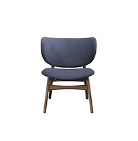 New Classic Furniture Adler Wood and Fabric Lounge Chair