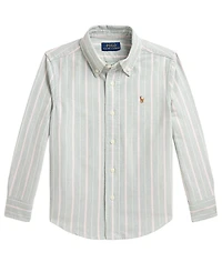 Polo Ralph Lauren Boys' 2T-7 Striped Oxford Shirt
