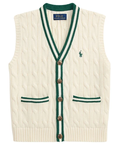 Polo Ralph Lauren Boys' 2T-7 Relaxed Fit Sweater Vest