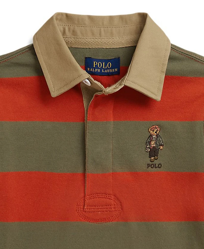 Polo Ralph Lauren Boys' 2T-7 Bear Rugby Shirt