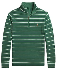 Polo Ralph Lauren Boys' 8-20 Interlock Quarter-Zip Shirt