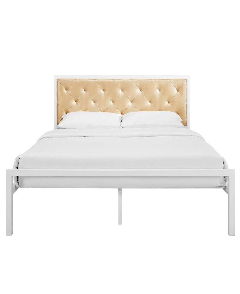 Modway Mia Vinyl Queen Bed