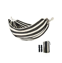 Piscifun Cotton Canvas Camping Hammock With Tree Straps Carry Bag 440lbs Weight Capacity
