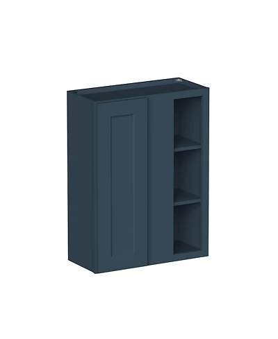 Boyel Living 36" Hight Standard Corner Wall Cabinets, Ready to Assemble Kitchen Cabinet with Solid Wood Frame, Soft-Close Slides and Hinge