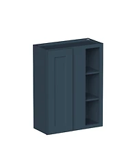 Boyel Living 36" Hight Standard Corner Wall Cabinets, Ready to Assemble Kitchen Cabinet with Solid Wood Frame, Soft-Close Slides and Hinge