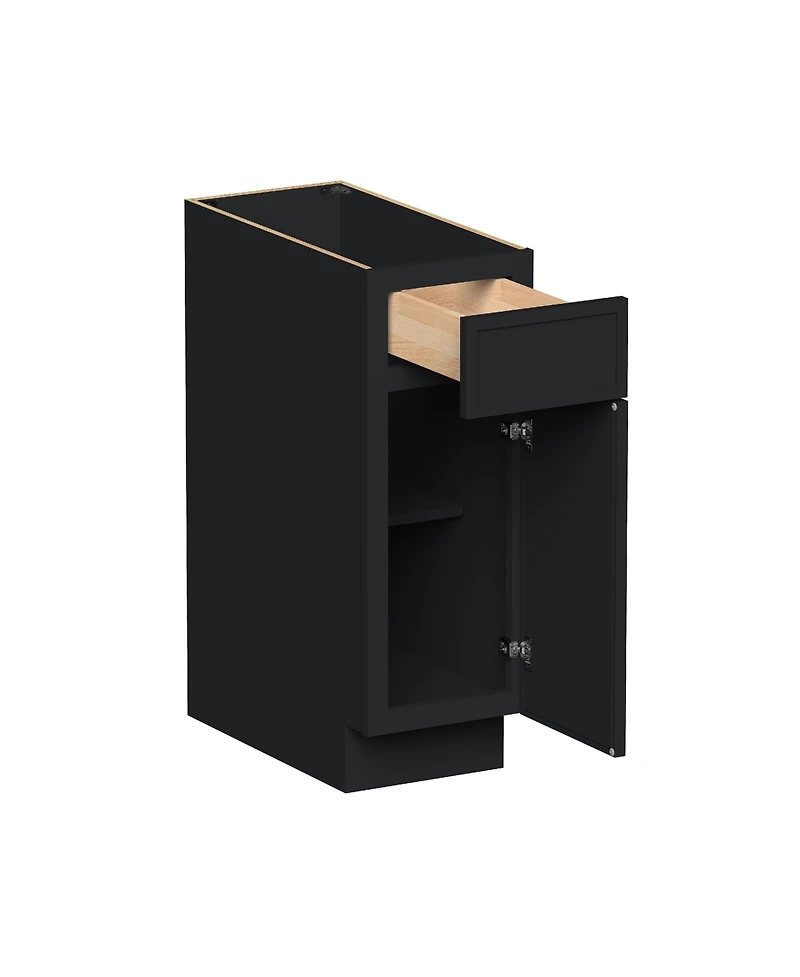 Boyel Living Single Base Cabinet with Full Overlay Hdf Door and Dovetail Drawer