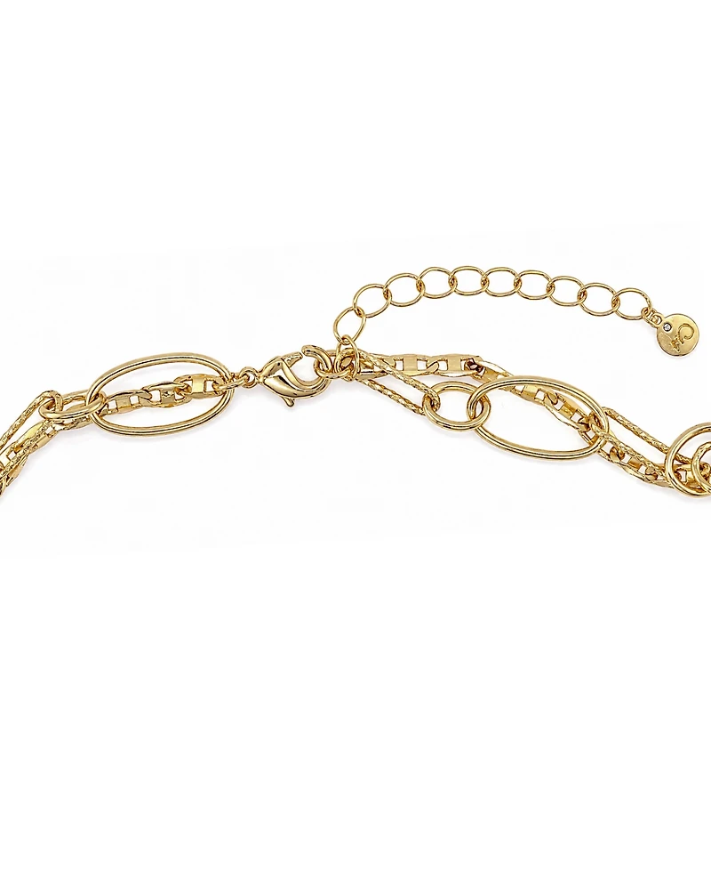 And Now This 18k Gold Plated Brass Short Long Necklace, Macy's Exclusive